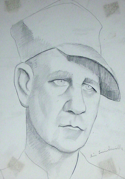 Man in a Railroad Hat