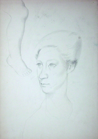 Woman and a Leg