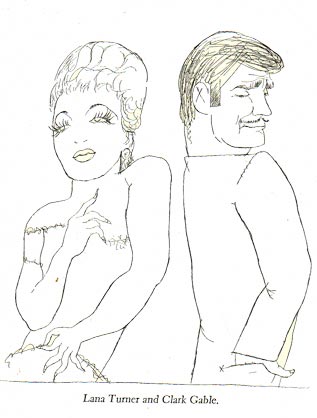 Lana Turner and Clark Gable