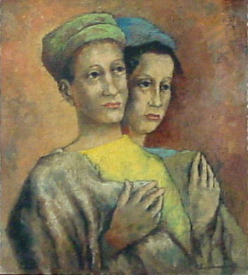 Two Half Figures